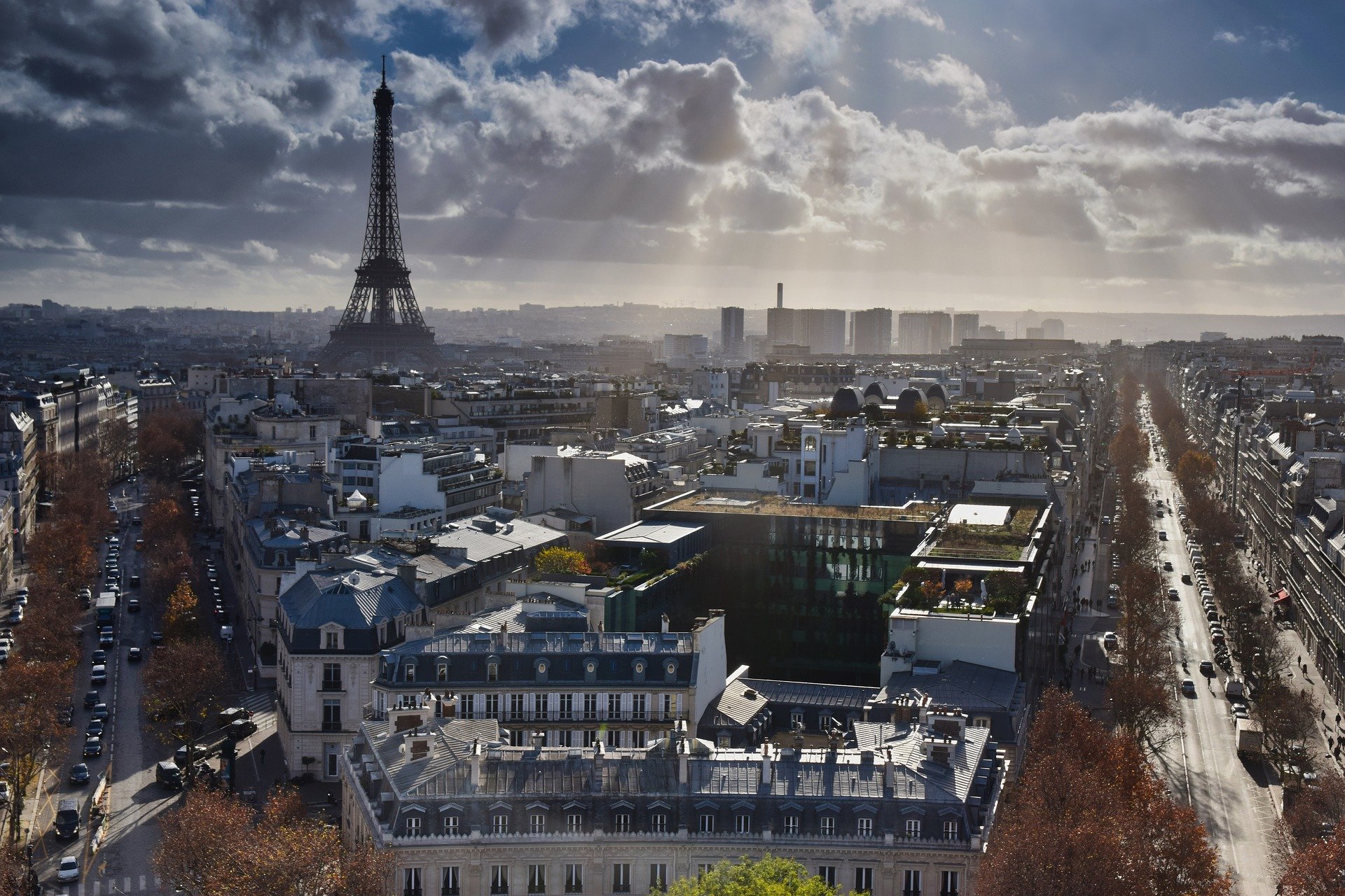 Arc de Triomphe view